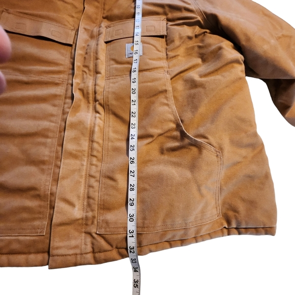 🤩Carhartt Men's Duck Heavy-duty Quilt Lined Insulated Jacket Size 3XL F - Picture 4 of 9